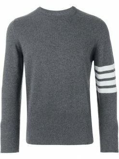 Thom Browne 4-Bar Cashmere Pullover