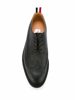 Thom Browne pebbled leather longwing brogues