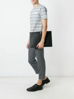 Thom Browne large zipper laptop holder