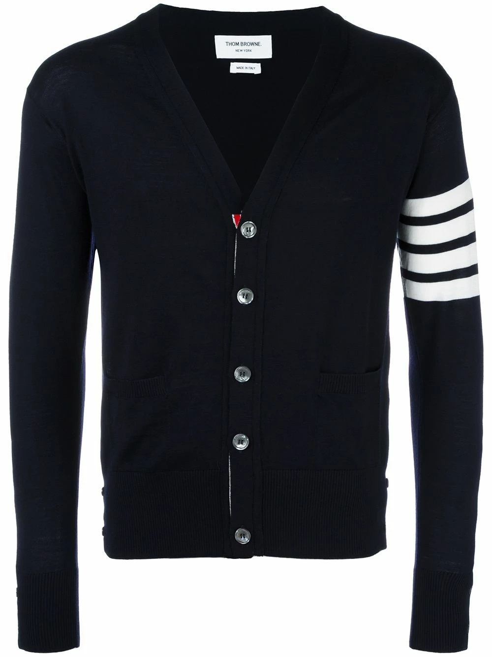 Thom Browne 4 Bar knitted cardigan cardigans of men 1 Thom Browne 4-Bar knitted cardigan