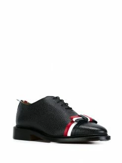 Thom Browne Wholecut tricolour bow shoe