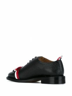 Thom Browne Wholecut tricolour bow shoe