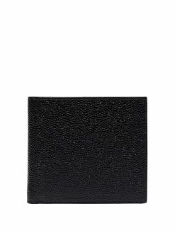 Thom Browne Billfold In Pebble Grain