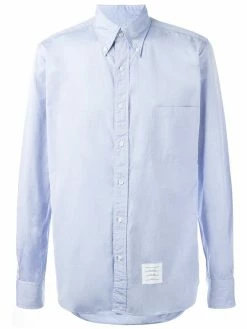 Thom Browne grosgrain placket shirt