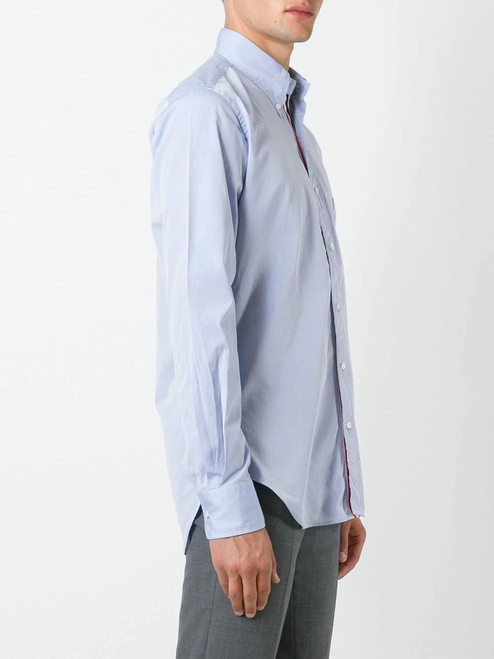 Thom Browne Grosgrain placket shirt shirts of men 3 Thom Browne grosgrain placket shirt
