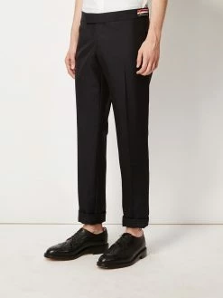 Thom Browne Mohair Wool Low-Rise Skinny Trouser