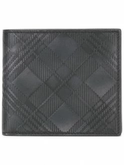 Thom Browne embossed plaid wallet
