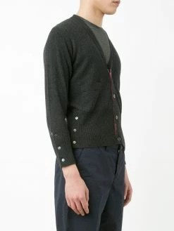 Thom Browne 4-Bar Short Cashmere Cardigan