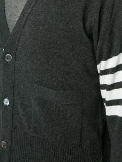 Thom Browne 4-Bar Short Cashmere Cardigan