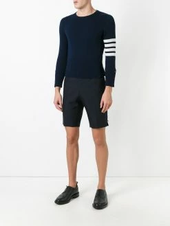 Thom Browne 4-Bar Short Cashmere Pullover