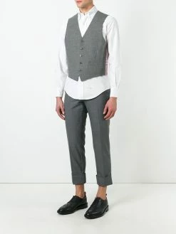Thom Browne striped lateral waistcoat