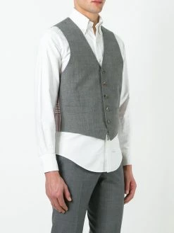 Thom Browne striped lateral waistcoat