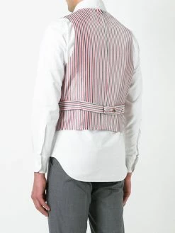 Thom Browne striped lateral waistcoat