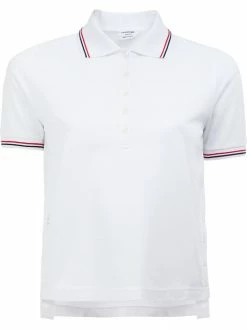 Thom Browne mercerized pique polo shirt