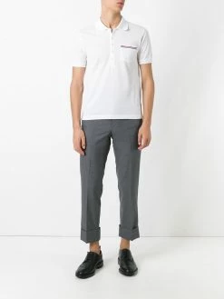 Thom Browne chest pocket polo shirt