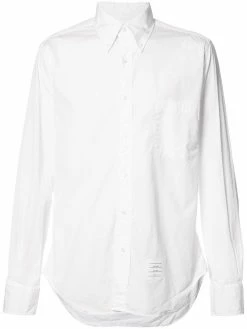 Thom Browne Classic Button-Down Poplin Shirt