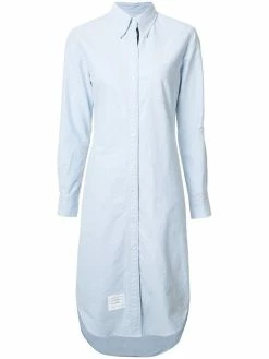 Thom Browne long-sleeve midi shirtdress