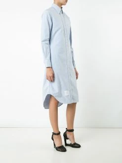 Thom Browne long-sleeve midi shirtdress