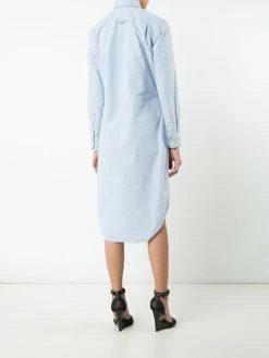 Thom Browne long-sleeve midi shirtdress