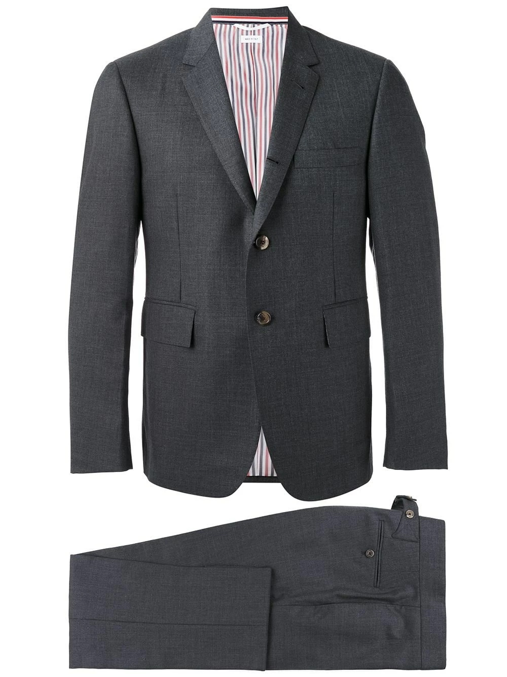 Thom Browne Super 120s twill two piece suit single breasted suits of men 1 Thom Browne Super 120s twill two-piece suit