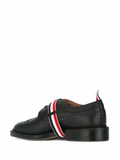 Thom Browne grosgrain strap long wingtip brogues