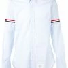 Thom Browne striped band classic shirt