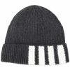 Thom Browne 4-Bar Stripe Cashmere Rib Hat