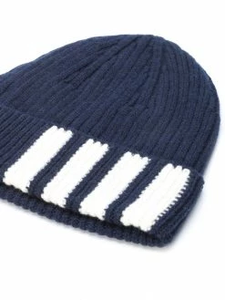 Thom Browne 4-Bar striped beanie