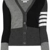 Thom Browne monochrome block cardigan