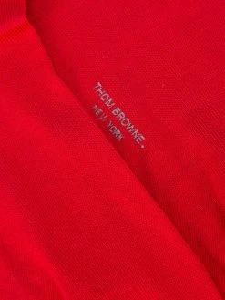 Thom Browne striped patch socks