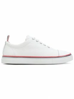 Thom Browne Tennis Collection straight toe cap trainer