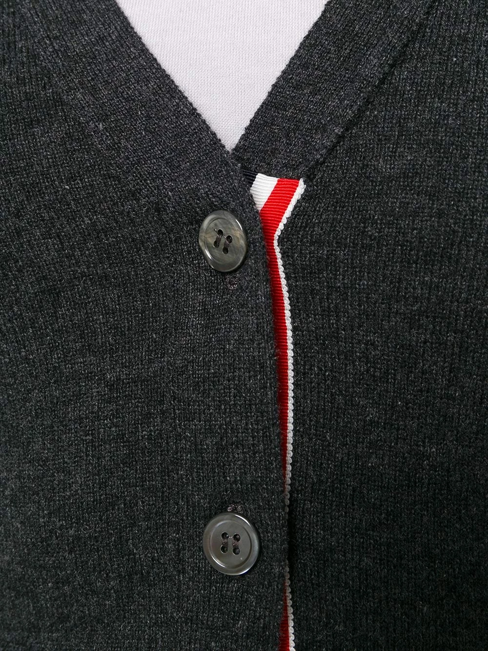 Thom Browne Classic V neck cashmere cardigan cardigans of women 5 Thom Browne classic V-neck cashmere cardigan