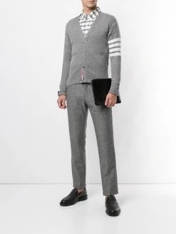 Thom Browne 4-Bar V-neck cashmere cardigan
