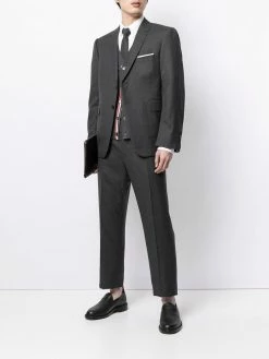 Thom Browne 4-Bar V-neck merino cardigan