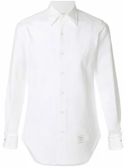 Thom Browne button-down piqué tux shirt