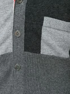 Thom Browne fitted waist v-neck cardigan