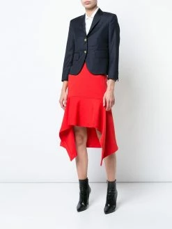 Thom Browne Single Breasted Sport Coat In Blue Wool Twill