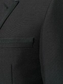 Thom Browne Grosgrain Tipping Tuxedo With Bow Tie