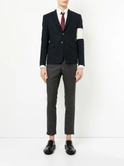Thom Browne Low Rise Skinny Side Tab Trouser In Super 120’s Twill