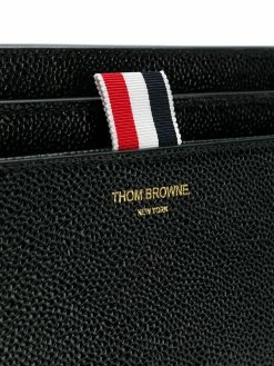 Thom Browne Lucido leather shoulder bag