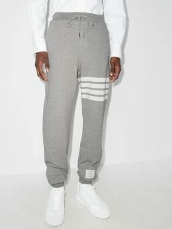 Thom Browne 4-Bar loopback track pants