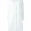 Thom Browne Long Sleeve Button Down Knee Length Shirtdress In Oxford