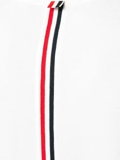 Thom Browne Center-Back Stripe Piqué Tee