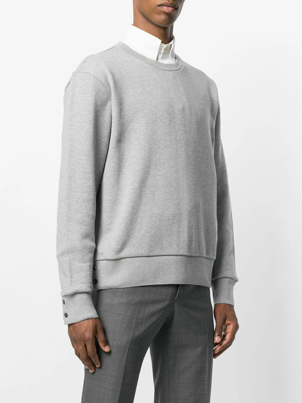 Thom Browne Center Back Stripe Jersey Pullover sweatshirts of men 3 Thom Browne Center-Back Stripe Jersey Pullover