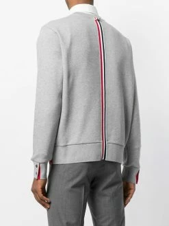 Thom Browne Center Back Stripe Jersey Pullover sweatshirts of men 8 Thom Browne Center-Back Stripe Jersey Pullover