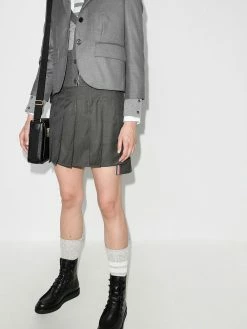 Thom Browne dropped back mini pleated skirt