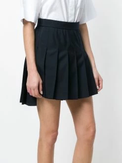 Thom Browne asymmetric pleated miniskirt