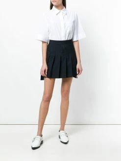 Thom Browne asymmetric pleated miniskirt