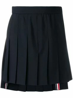 Thom Browne asymmetric pleated miniskirt