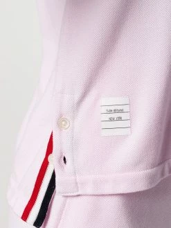 Thom Browne Relaxed Fit Short Sleeve Tee With Red, White And Blue Stripe In Classic Pique t-shirts & jersey shirts of women 9 Thom Browne Relaxed Fit Short Sleeve Tee With Red, White And Blue Stripe In Classic Pique